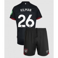 Fotbalové Dres West Ham United Max Kilman #26 Dětské Venkovní 2024-25 Krátký Rukáv (+ trenýrky)